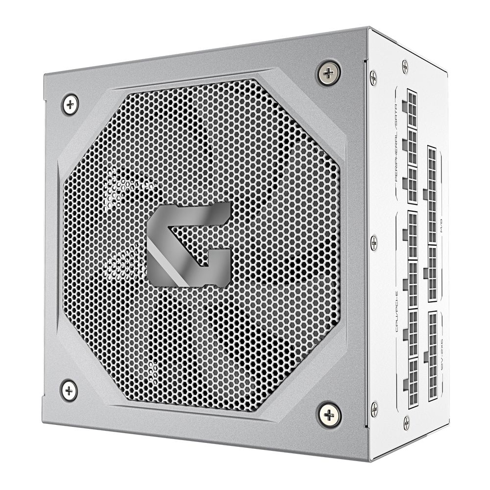 Блок питания ПК Gigabyte GME850GM PG5 ICE 850W, Белый, 80Plus, Platinum, Полностью модульный, PCIe Gen 5.1, ATX 3.1 compatible.