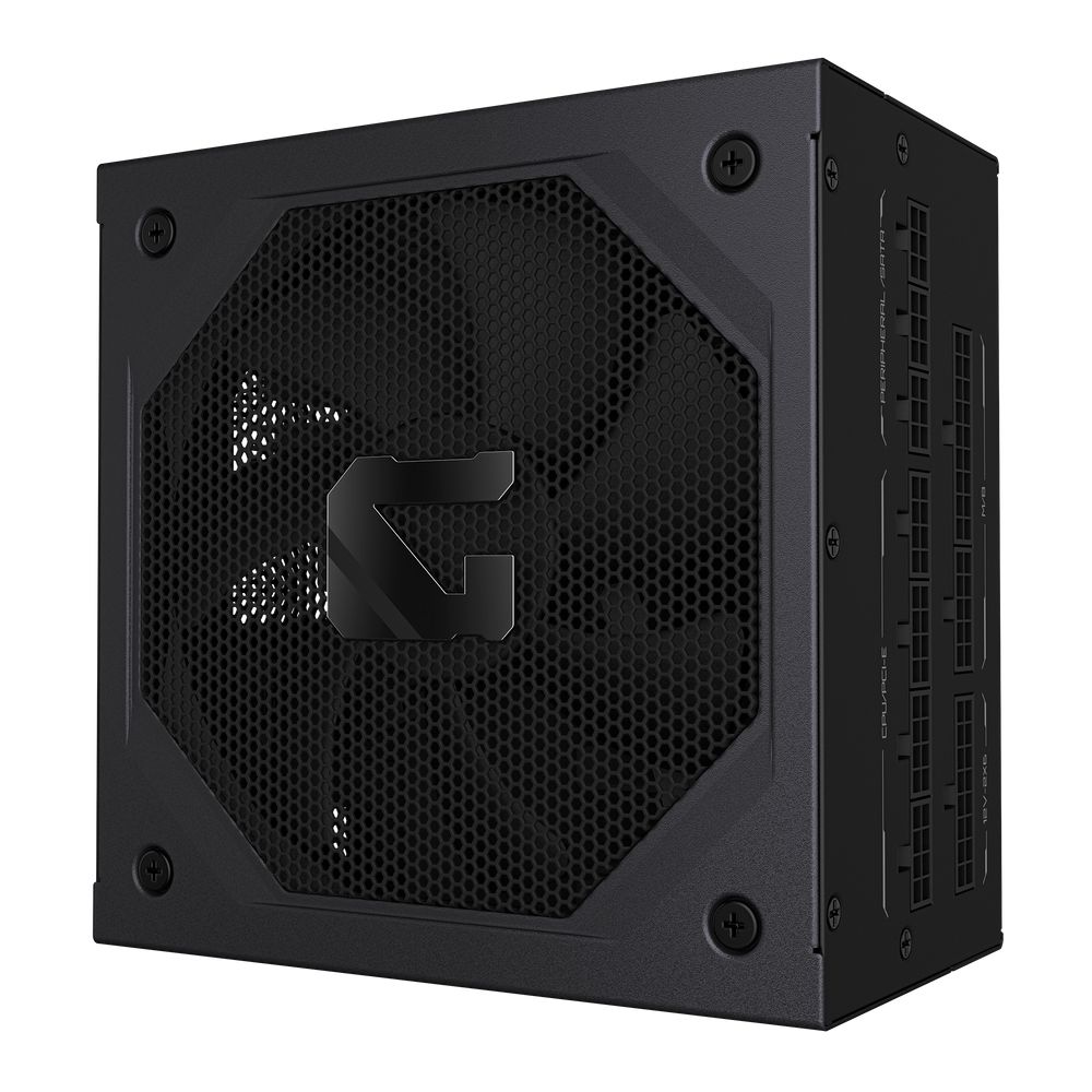 Блок питания ПК Gigabyte GME750GM PG5 750W, 80Plus, Platinum, Полностью модульный, PCIe Gen 5.1, ATX 3.1 compatible.