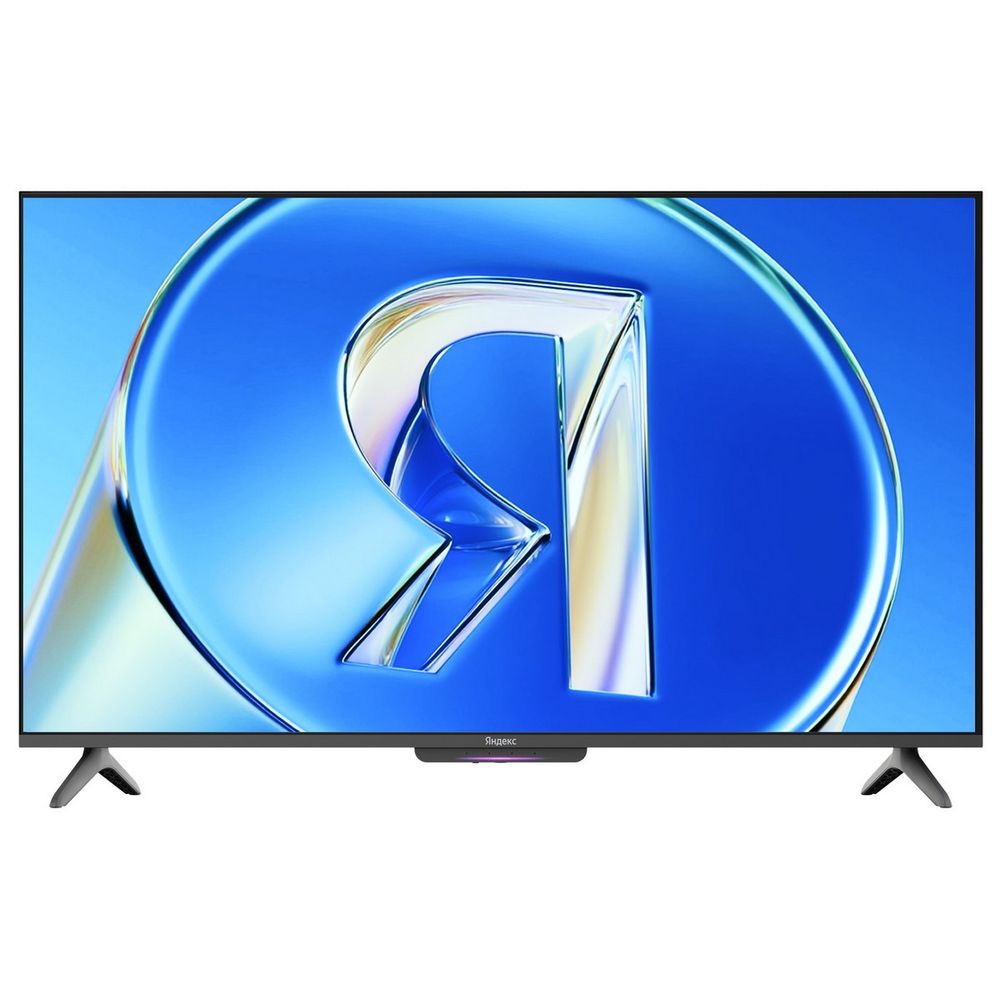 55" Телевизор Q-LED Яндекс ТВ Станция Бейсик QLED (YNDX-00080B)