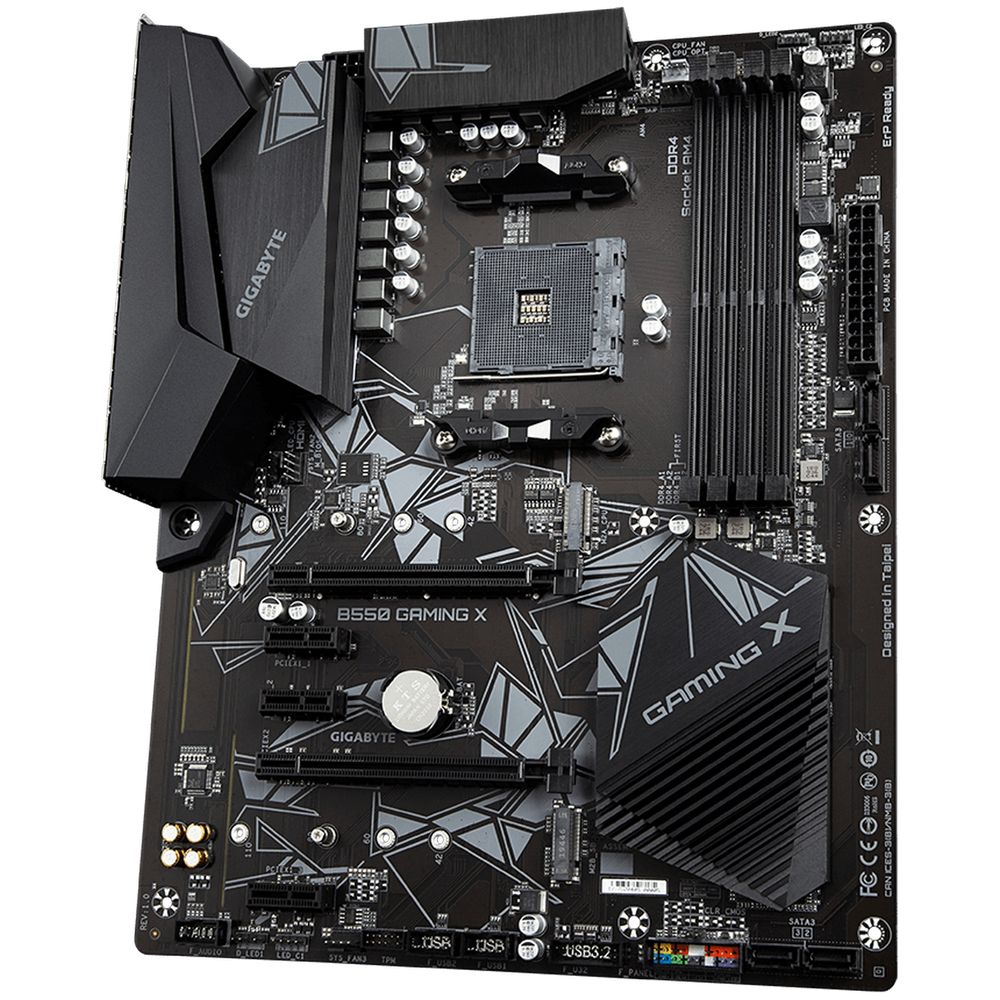 Материнская плата Gigabyte B550 X GAMING B550, AM4, 4*DDR4, 1*PCIEx16, 1*PCIEx4, 2*PCIEx1, 2*M.2, 1*TypeC, 1*USB3.2Gen2, 4*USB3.2Gen1, 4*USB2.0, 6*SATA3.0, 2.5G, DP, HDMI, ATX, RTL