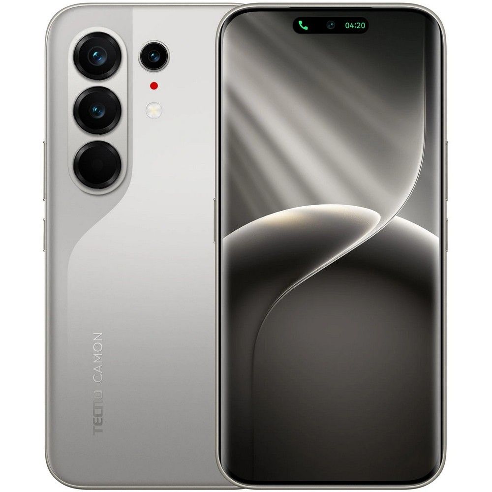 Смартфон Tecno Camon 50 Ultra 5G 12+256 GB, серебристый (CN7C 256+12, Nebula Titanium)