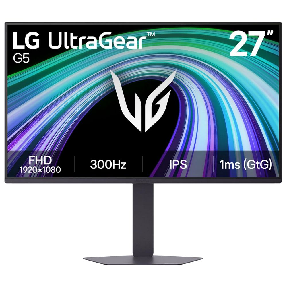 Монитор 27" LG 27G550B-B   IPS, 1920x1080, 300Hz, 1ms, 300сd/m, 1000:1, HDR10 | 2xHDMI(2.0), DP(1.4) | HAS, Pivot, Swivel, ExPSU, Vesa 100, Black