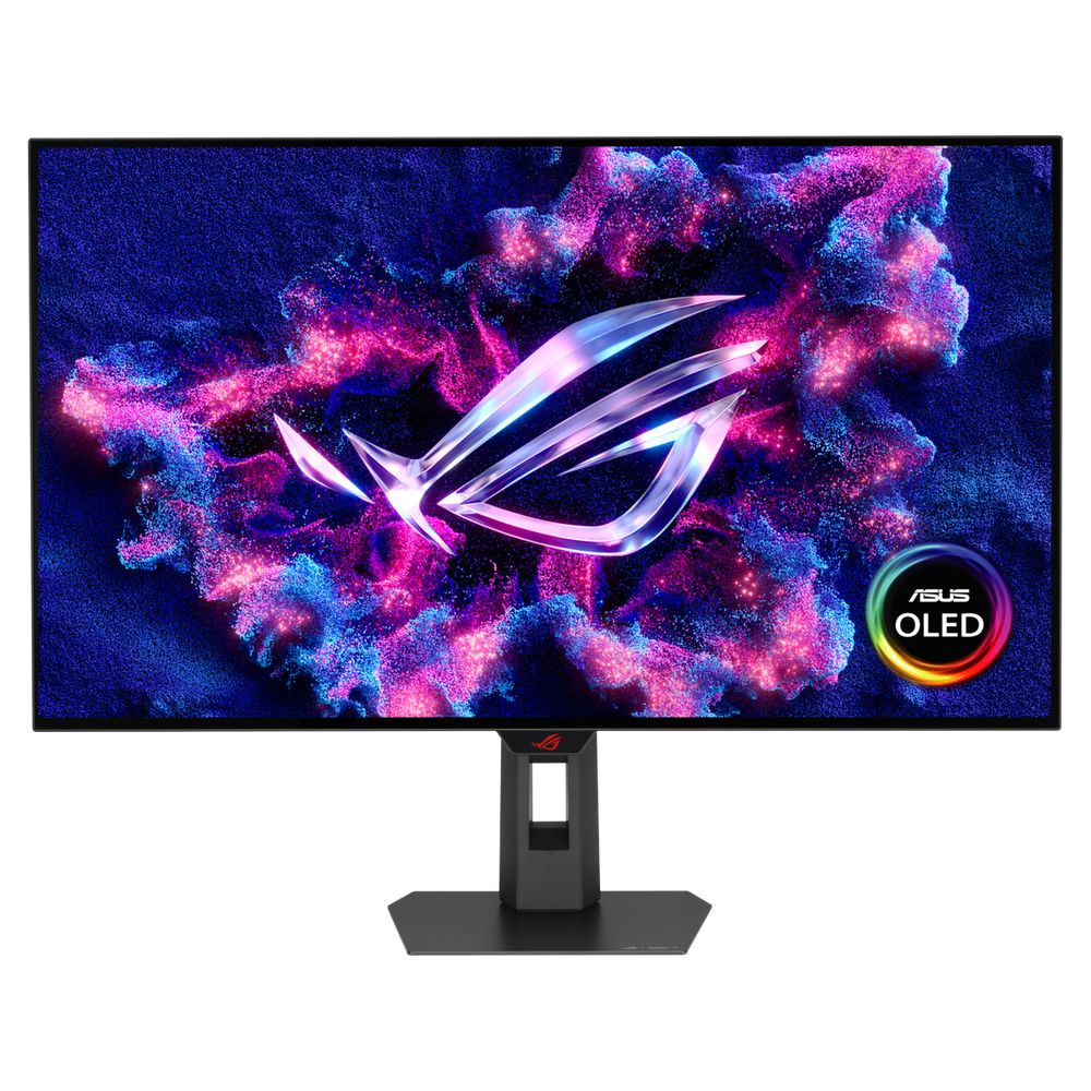 Монитор 31.5" ASUS XG32UCWMG   WOLED, 3840x2160/1920x1080, 240Hz/480Hz, 0,03ms, 1300сd/m, 1500000:1, HDR10 | 2xHDMI(2.1), DP(1.4), Type-C(PD-15W), 3xUSB3.2 | HAS, Swivel, ExPSU, Vesa 100, Black
