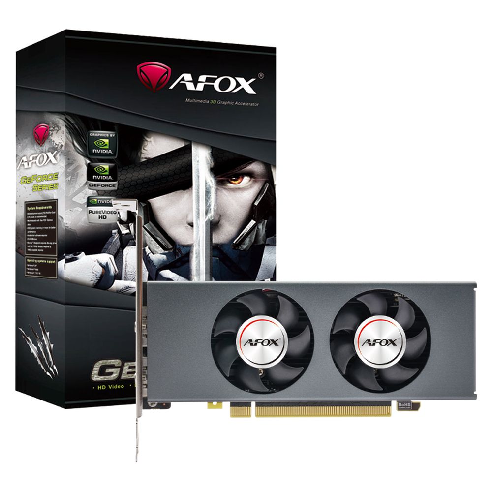 Видеокарта Afox GTX1050TI 4GB GDDR5 128bit 4*HDMI 2FAN LP RTL