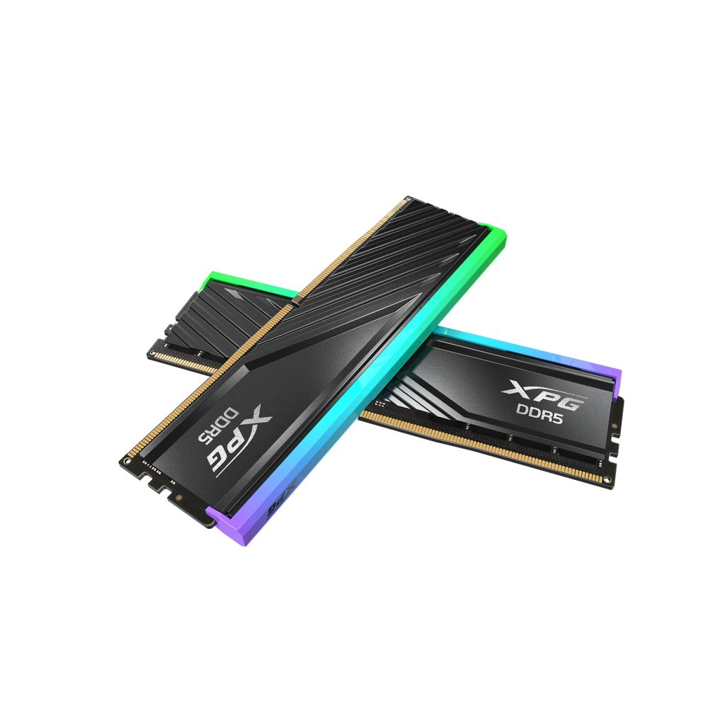 Модуль памяти 32GB XPG DDR5 5600 DIMM LANCER Blade Gaming Memory AX5U5600C4616G-DTLABRBK ECC (On-die),CL46-45-45-89, 1.1V, Heat Shield, Kit (2x16GB), RTL