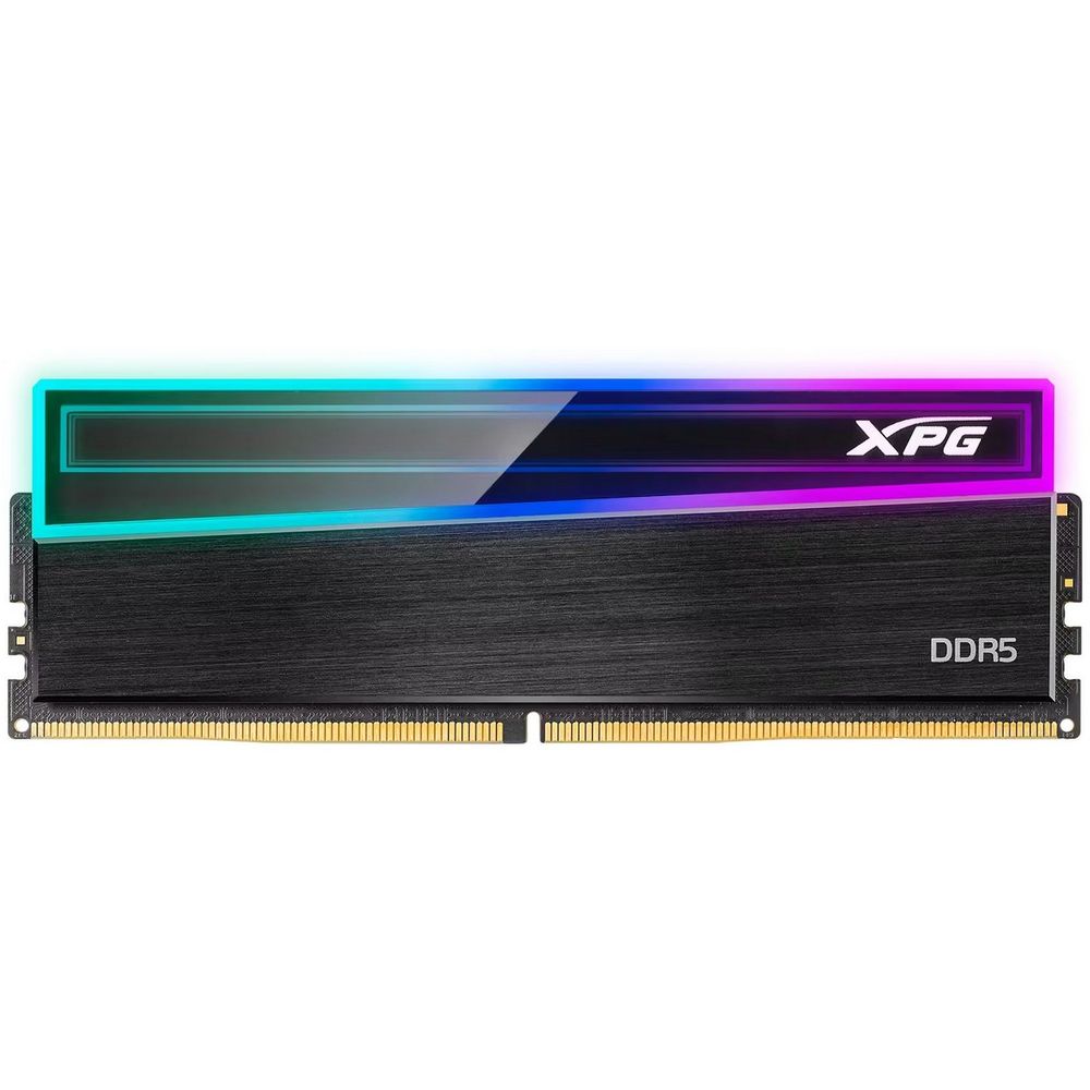 Модуль памяти XPG 16GB DDR5 5600 DIMM XPG NOVAKEY RGB AX5U5600C4616G-CNKRBK On-Die ECC, CL46-45-45, 1.1V, Heat Shield,  RTL