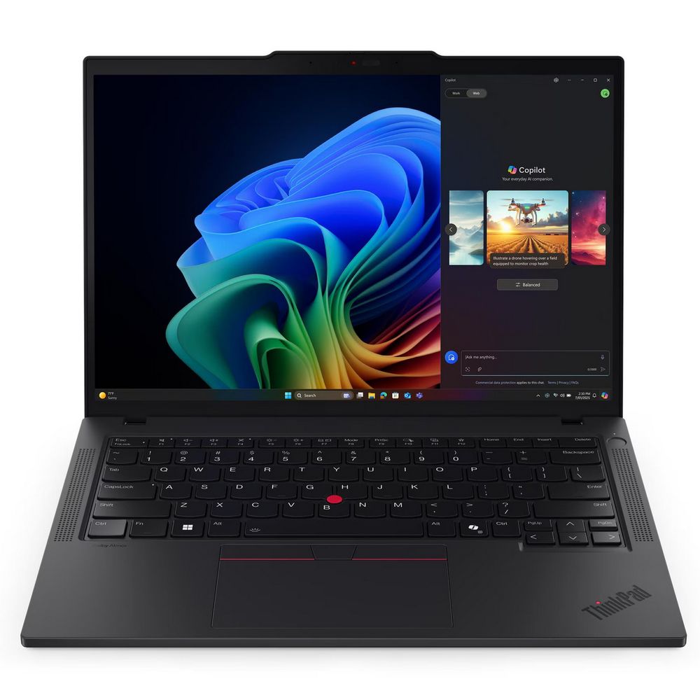 Ноутбук Lenovo ThinkPad T14 Gen 6 Intel Core Ultra 5 225H/32Gb (2*16 D5)/SSD1Tb/UMA/14"/IPS/WUXGA/1920x1200/Win11Pro/RJ-45/Black/1.79kg