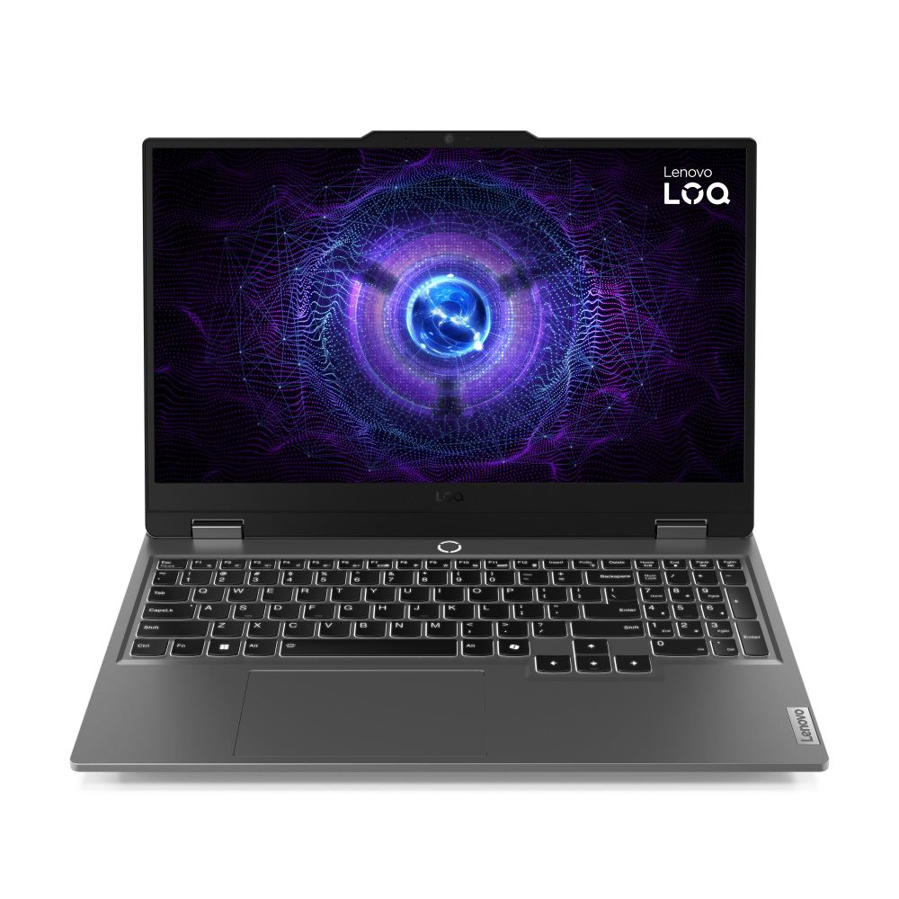 Ноутбук Lenovo LOQ 15IRX9 Intel Core i7-13645HX/16Gb (1*16 D5)/SSD512Gb/RTX4050 6Gb (105W)/15.6"/IPS/FHD/1920x1080/144Hz/NoOS/RJ-45/Luna Grey/2.38kg