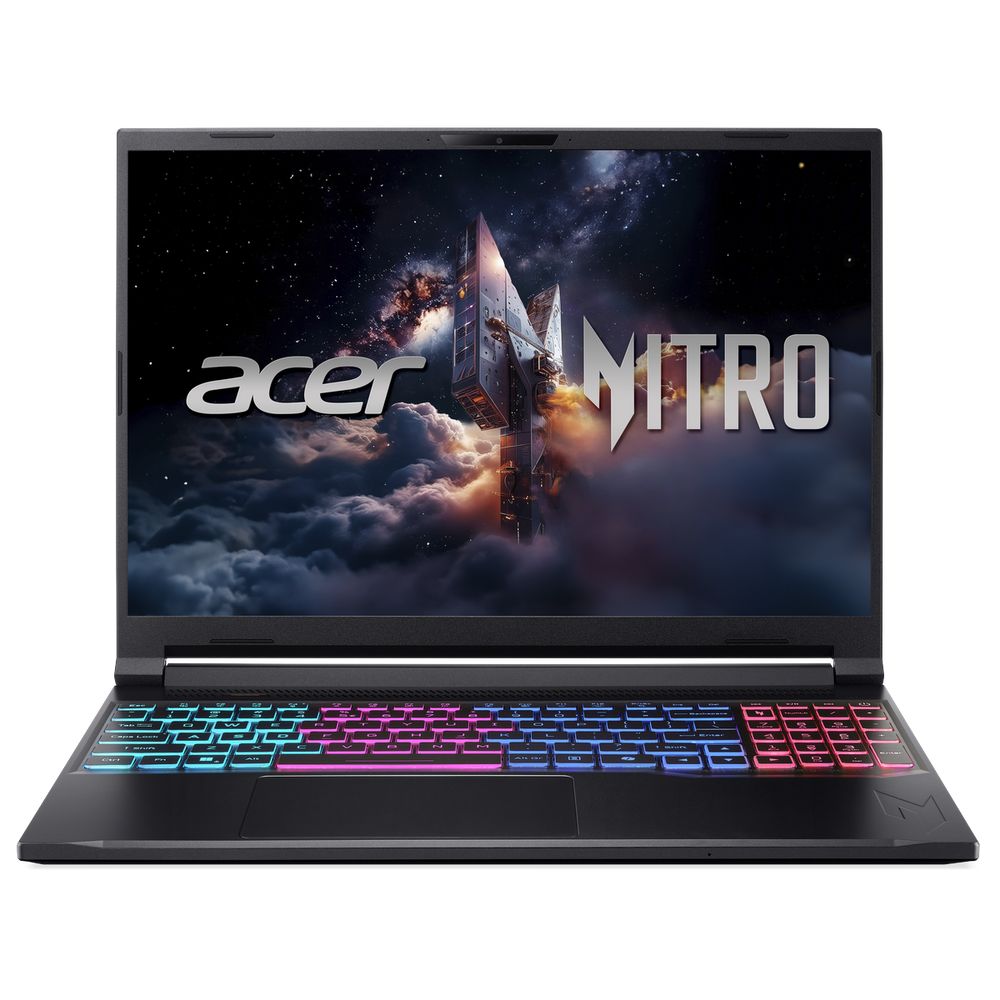 Ноутбук Acer Nitro V 16S ANV16S-71-97BE Intel Core 9 270H/16Gb (D5)/SSD1Tb/RTX5070 8Gb (85W)/16"/IPS/WQXGA/2560x1600/180Hz/NoOS/RJ-45/Black/2.1kg