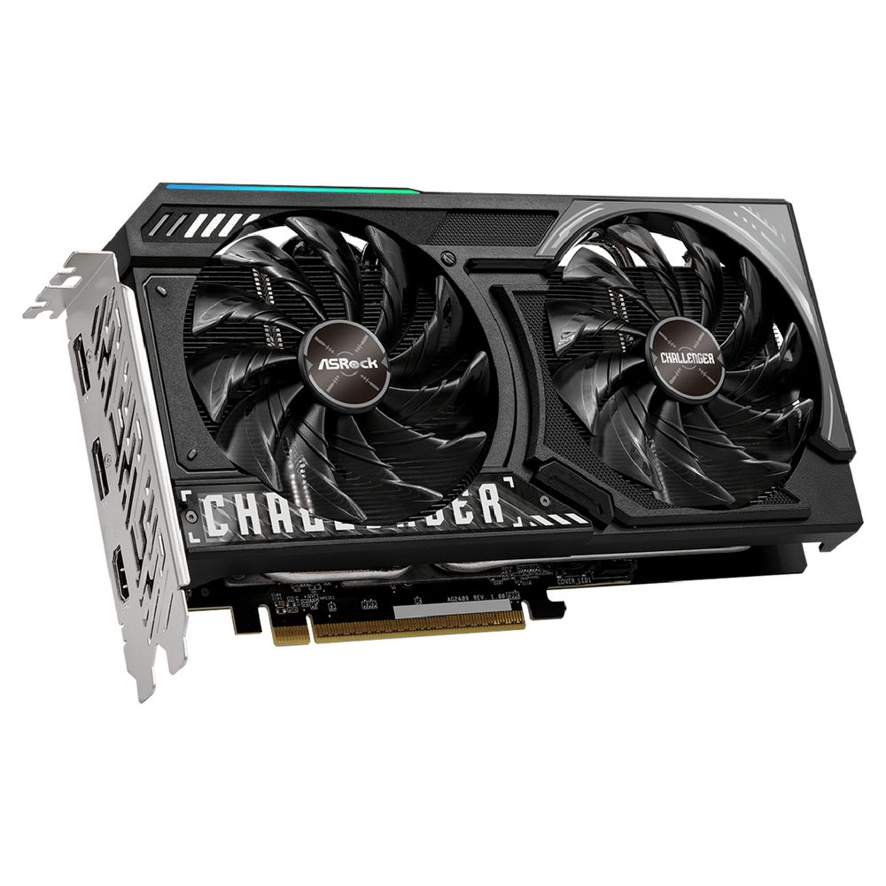 Видеокарта ASRock RX9060 CHALLENGER OC 8GB GDDR6 128bit 2xDP HDMI 2FAN RTL
