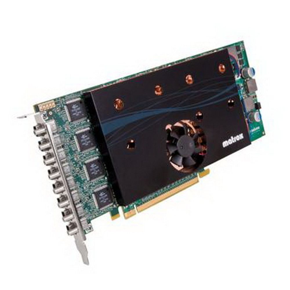 Видеокарта Matrox M9188 PCIe x16 (M9188-E2048F), PCI-Ex16, 2048MB, 8xMini DisplayPort, Max DP Res.- 2560x1600, Max DVI Res.- 1920x1200, Connector Adapters- 8xMini DisplayPort to DisplayPort, 8xDisplayPort to DVI, RTL