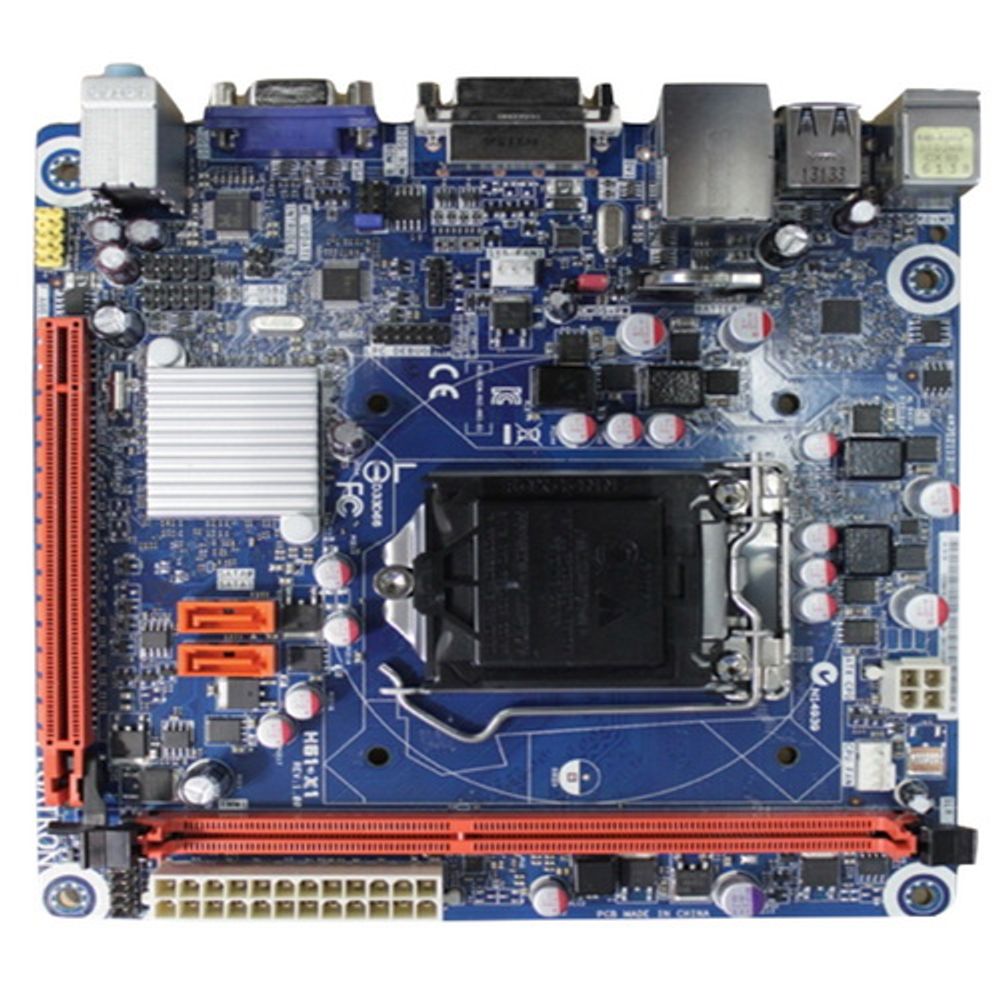 Материнская плата Pegatron H61-X1, S1155, Intel H61, mini-ITX, 1xDDR3­1333 UP 8GB, 1xPCI-Ex16 2.0, 2xSATA2, Giga Lan, 6CH Audio, 8xUSB2.0(4+4), DSUB ( VGA) OEM {22}