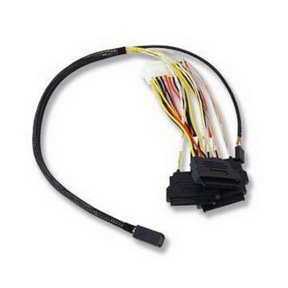 Кабель ACD-SFF8643-SAS8482SB-10M, INT, SFF8643-to-4*SFF8482 ( HDmSAS -to- 4*SAS internal cable) 100cm (аналог LSI00412, 2280100-R) (6705049)