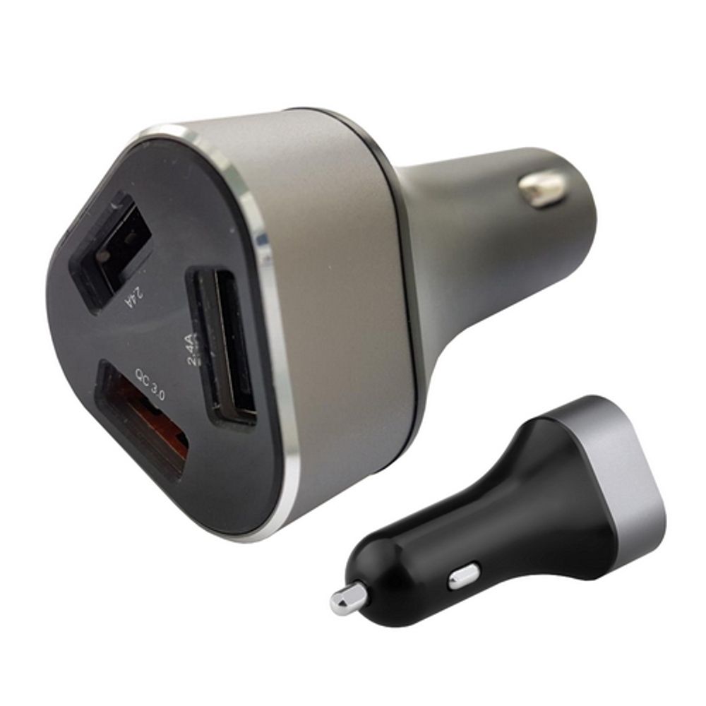 Зарядное устройство ACD АЗУ (ACD-C233-X3B) 23Вт, 3xUSB 1QC+2Smart, 3.6;12В, 3А RTL {120}
