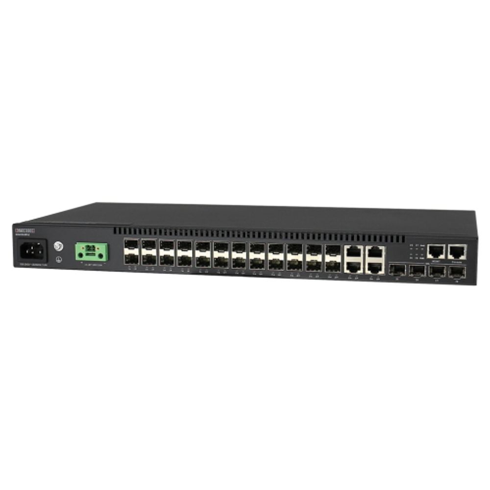 Коммутатор Edge-corE ECS4120-28Fv2 Edge-corE 24 x GE SFP+ 4CG + 4 10G SFP+ ports L2+ Switch, w/ DDM for all ports , 1xRJ45 management port, Dual power supply (AC + DC) {4}