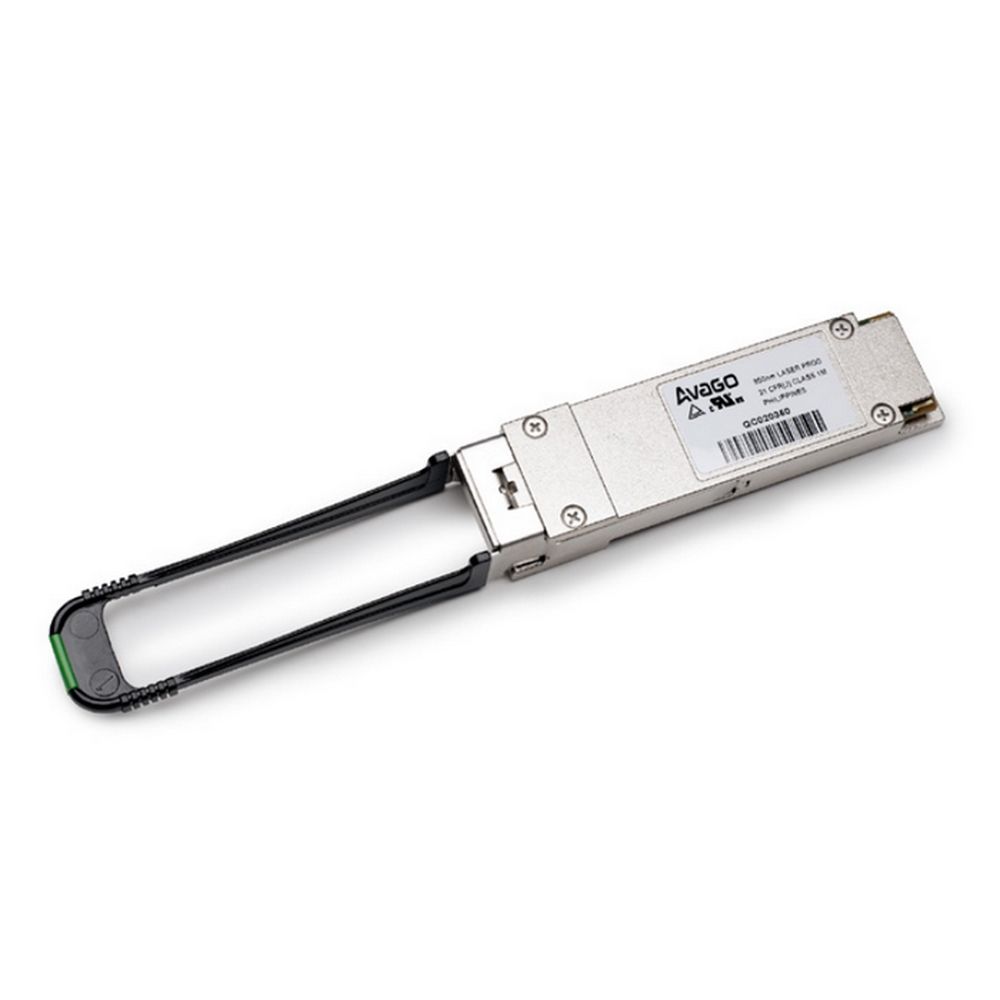 Волоконно-оптический приемопередатчик Avago AFBR-79EIPZ Transceiver 40G (40 Gbps Ethernet), QSFP+, MPO MMF 150m, 850nm VCSEL laser, (0C...70C), Foxconn Avago