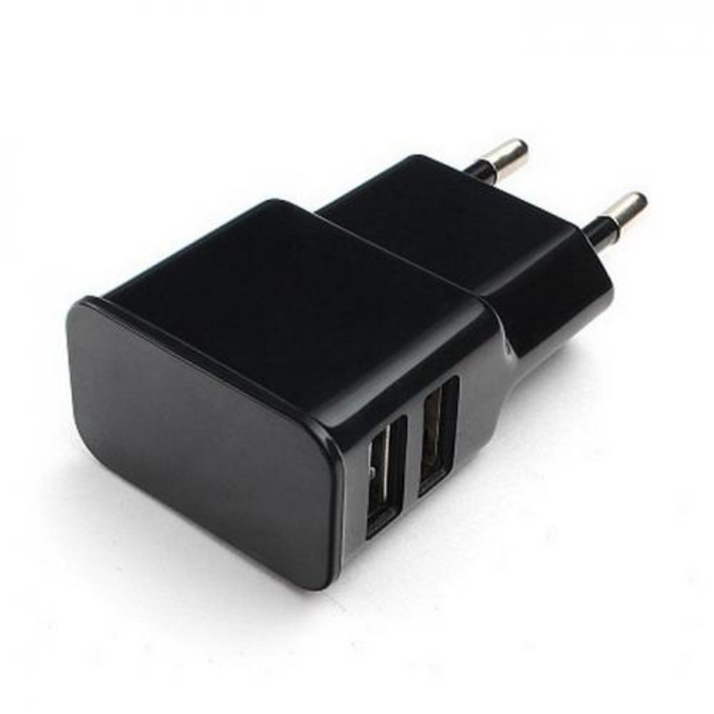 Адаптер питания Cablexpert MP3A-PC-12 5V 2.1A 2xUSBA Черный (209777) {200}