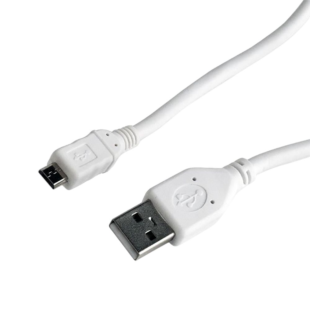 Кабель USB 2.0 Pro Cablexpert CCP-mUSB2-AMBM-W-1M AM/microBM 5P, 1м, экран, белый, пакет (082297) {200}