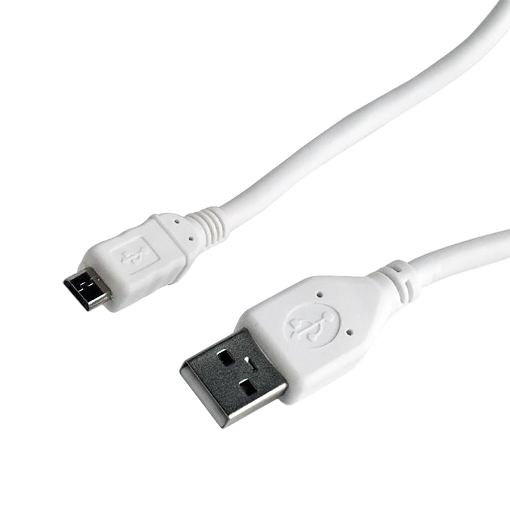 Кабель USB 2.0 Pro Cablexpert CCP-mUSB2-AMBM-W-1M AM/microBM 5P, 1м, экран, белый, пакет (082297) {200}