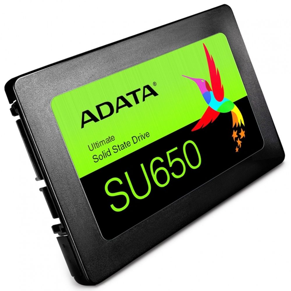 Твердотельный накопитель SSD ADATA  SU650 ASU650SS-120GT-R 120GB 2.5" Client SATA 6Gb/s, 520/320, IOPS 20/75K, MTBF 2M, 3D NAND, DRAM less, 70TBW, 0,53DWPD, RTL {100} (461155)