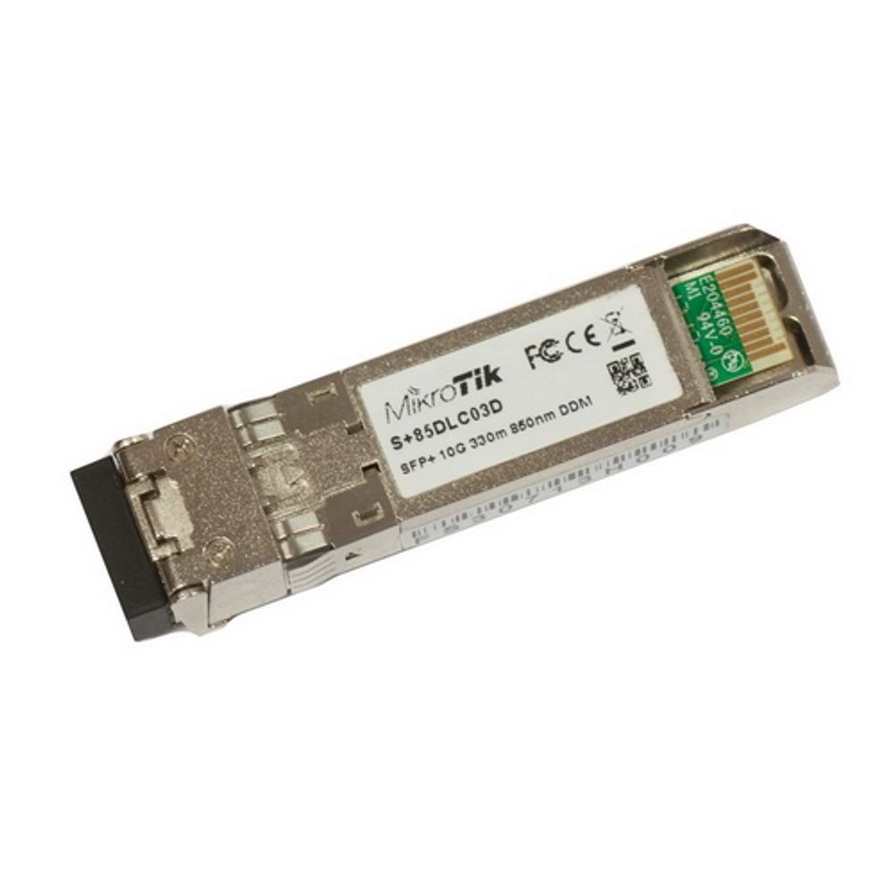 Трансивер MIKROTIK S+85DLC03D SFP+ module 10G MM 300m 850nm Dual LC-connector