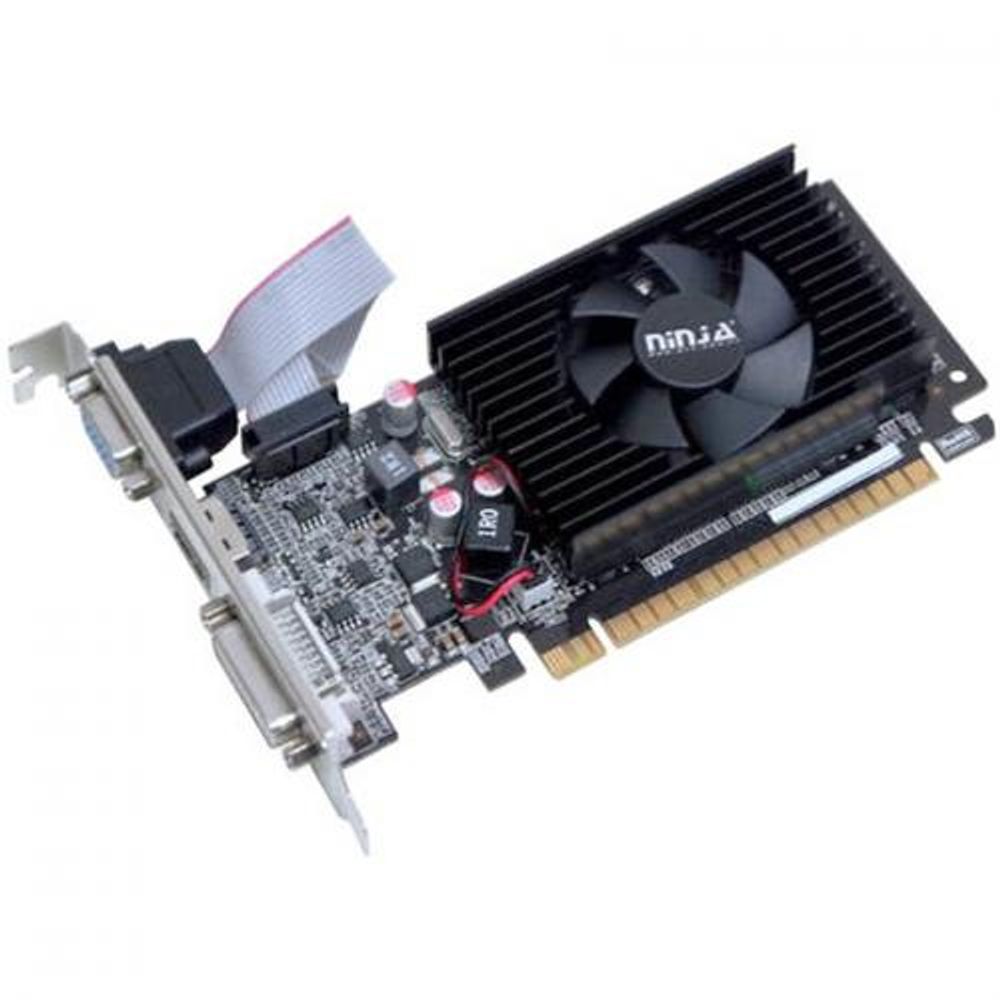 Видеокарта Ninja (Sinotex) Ninja GT710 PCIE (192SP) 1GB DDR3 64BIT DDR3 (DVI/HDMI/CRT) RTL {50}