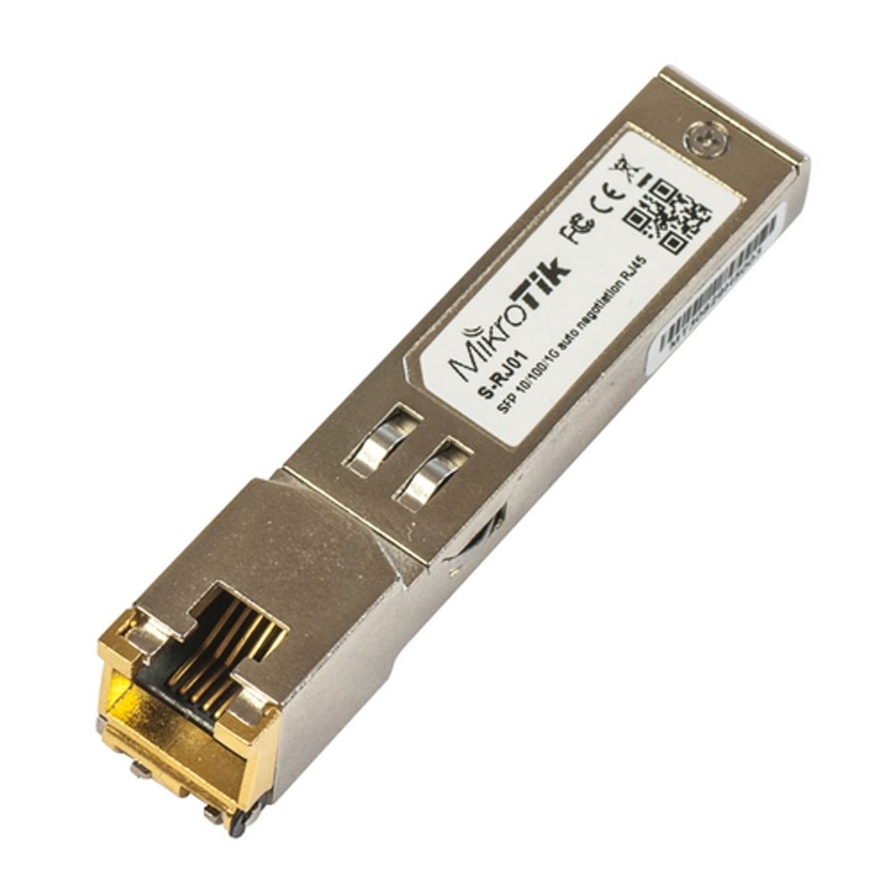 Трансивер MIKROTIK S-RJ01 RJ45 SFP 10/100/1000M copper module {10} (005090)