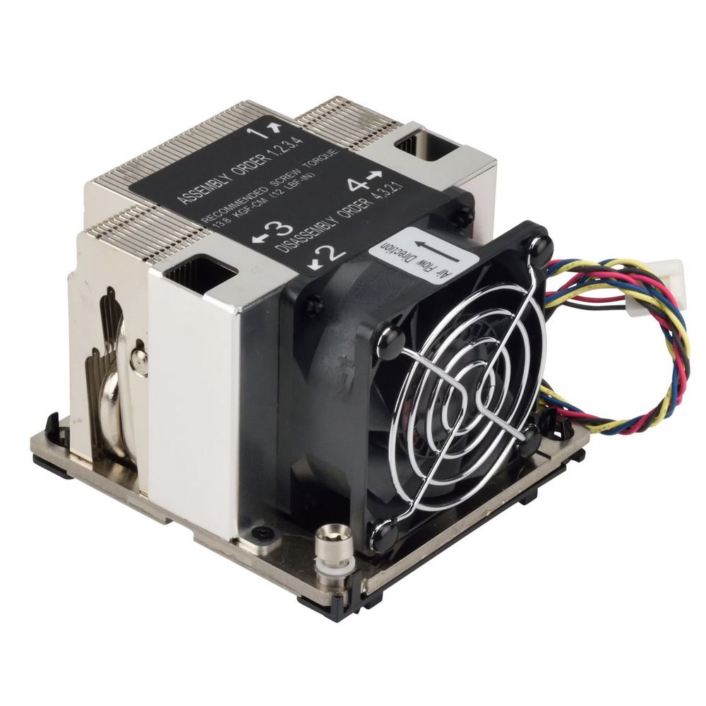 Вентилятор SuperMicro SNK-P0068AP4 2U Active CPU Heat Sink Socket LGA3647-0 Square Mounting Mechanism Intel Xeon Scalable Processors