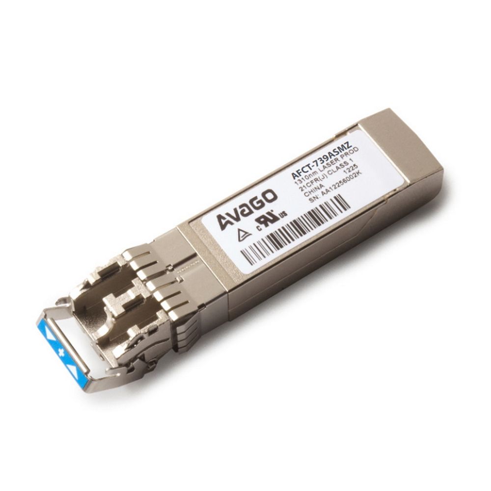 Волоконно-оптический приемопередатчик Avago AFCT-739ASMZ Transceiver 10G (10G GBd Ethernet), SFP+, LC SM LX 10 km, 1310nm DFB laser, (0C...85C), Foxconn Avago