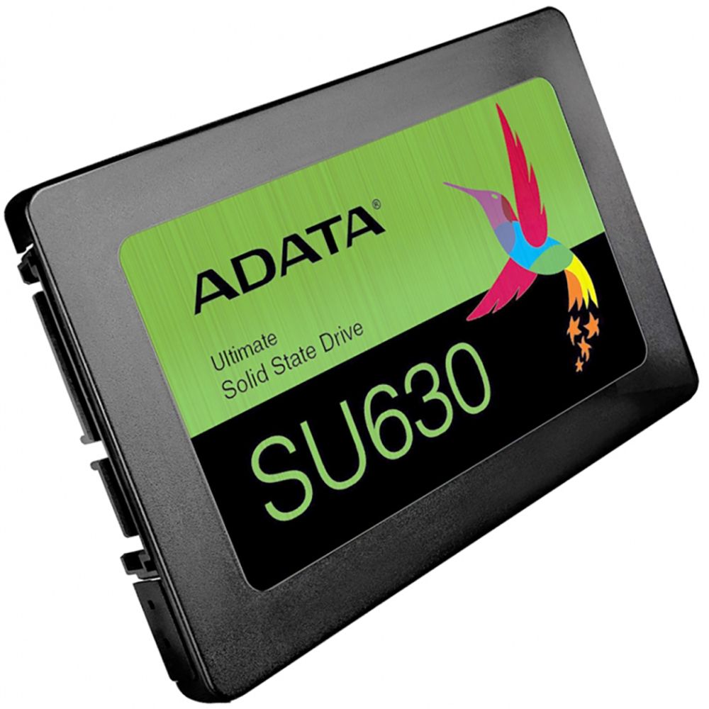 Твердотельный накопитель SSD ADATA SU630SS ASU630SS-1T92Q-R 1.92TB 2.5" Client  SATA 6Gb/s, 520/450, IOPS 40/65K, MTBF 1.5M, 3D QLC, 400TBW, RTL (773551)