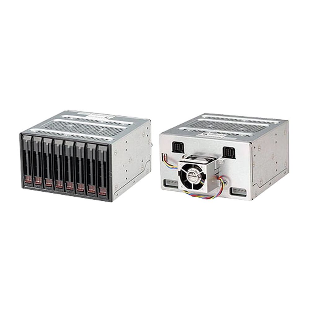 Аксессуары SuperMicro Supermicro CSE-M28SACB Mobile Rack in 2x5.25" for 8x2.5" HDD Hot-swap SAS3(12Gbps)/SATA