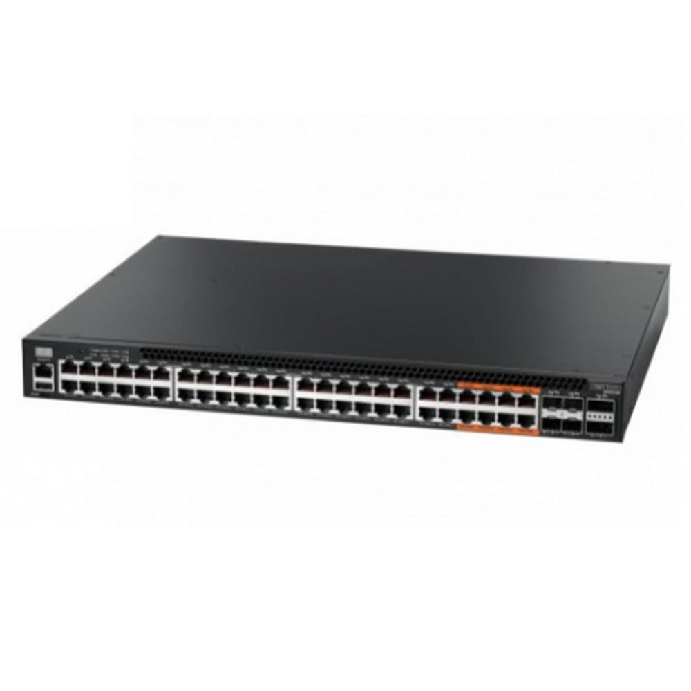Коммутатор Edge-corE 4610-54P-O-AC-Fv1 Edge-corE 48-Port GE RJ45 port w/ POE+, incl. 8 ports UPOE, 4x10G SFP+, 2 port QSFP+ by DAC or 20G QSFP+ Transceiver, Broadcom Helix 4, Dual-core ARM Cortex A9 1GHz, dual 110-230VAC 920W hot-swappable PSUs, one fixed system fan (609752)