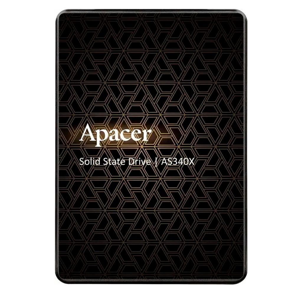 Твердотельный накопитель SSD Apacer AS340X AP120GAS340XC-1 120GB 2.5" Client SATA 6Gb/s, 550/500, IOPS 38/75K, MTBF 1.5M, 3  TLC, 70TBW, 0,53DWPD, RTL {100} (918895)