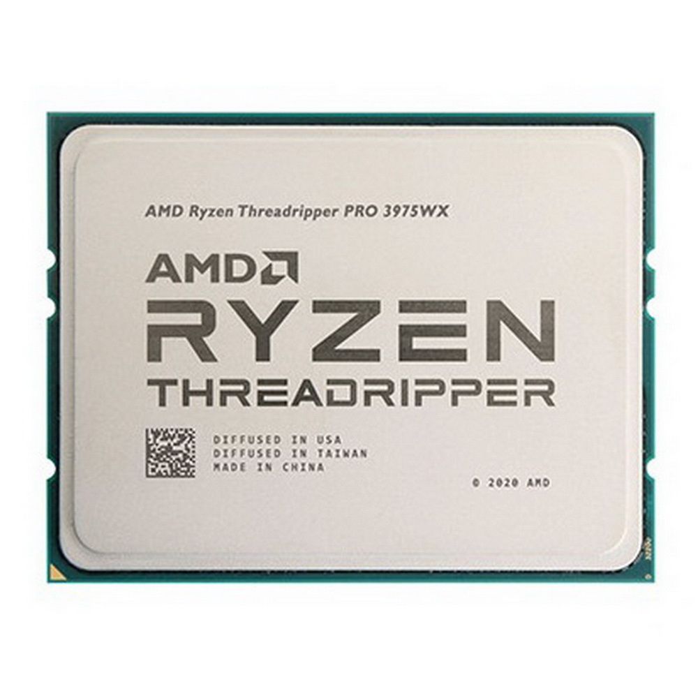 Центральный Процессор AMD RYZEN Threadripper PRO 3975WX OEM (Castle Peak, 7nm, C32/T64, Base 3,70GHz, Turbo 4,50GHz, Without Graphics, L3 128Mb, TDP 280W, sWRX8 (4094) ) OEM