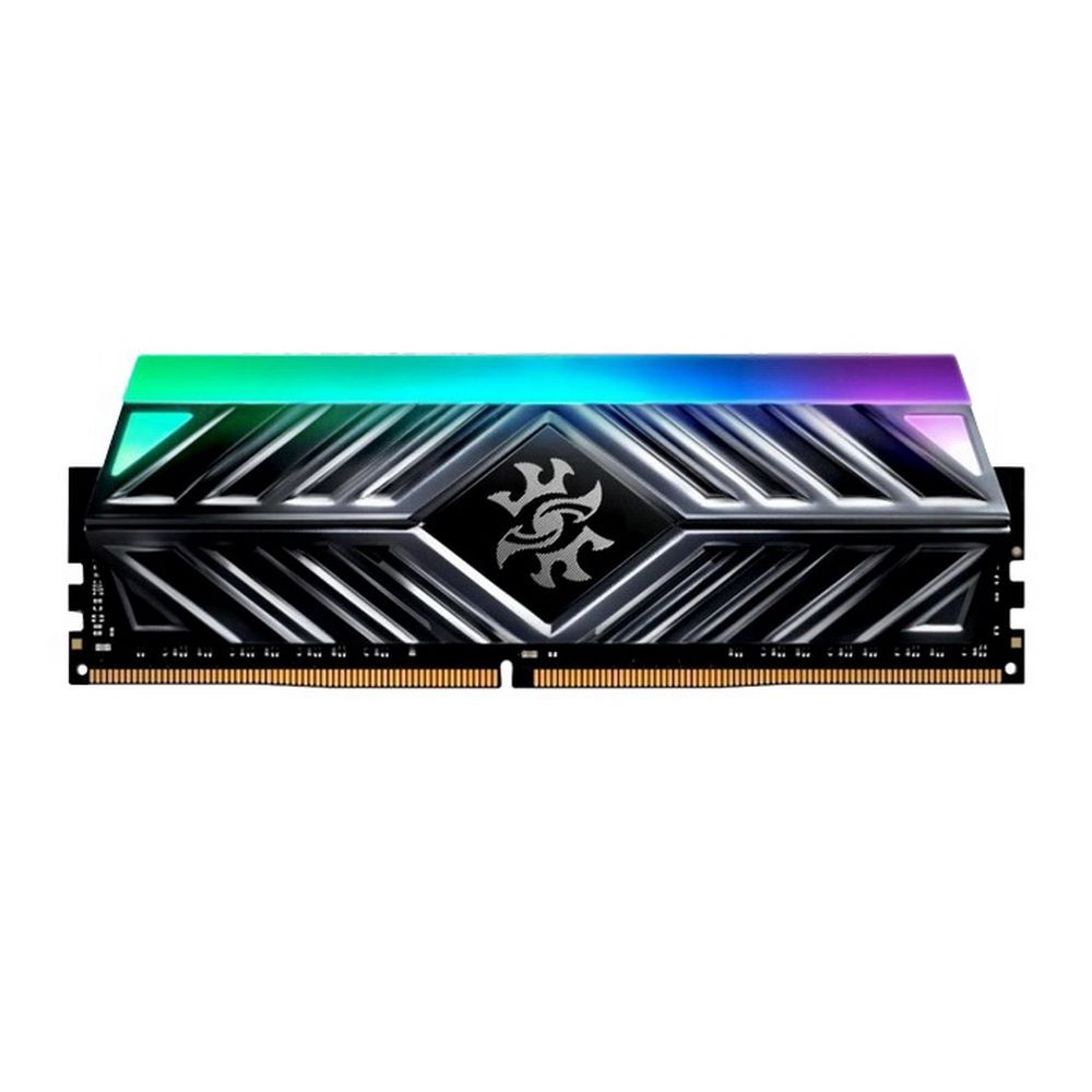 Модуль памяти ADATA XPG SPECTRIX D41 RGB Grey Gaming Memory AX4U32008G16A-ST41 8GB DDR4 3200 DIMM Non-ECC, CL16, 1.35V, Heat Shield, RTL, (930958)