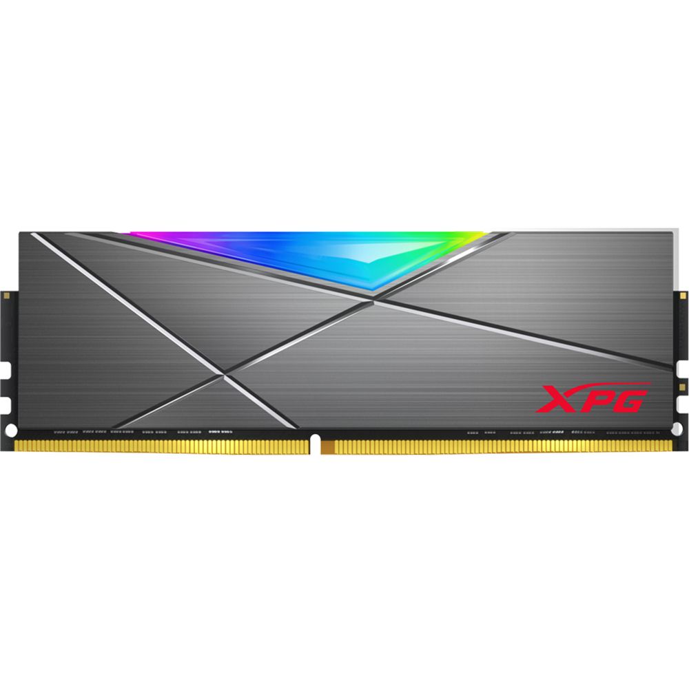 Модуль памяти ADATA XPG SPECTRIX D50 RGB Grey Gaming Memory AX4U32008G16A-ST50 8GB DDR4 3200 DIMM Non-ECC, CL16, 1.35V, Heat Shield, RTL, (931054)