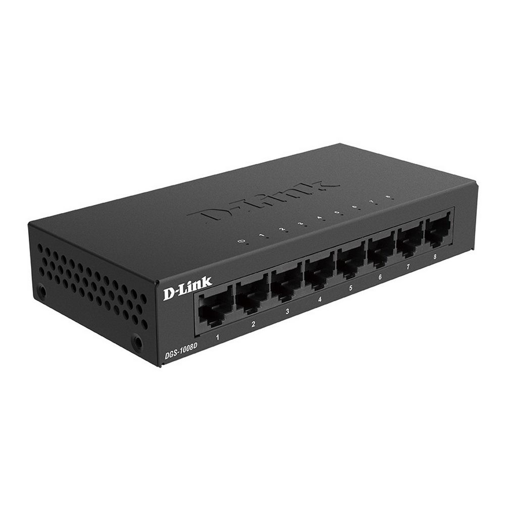 Коммутатор D-Link DGS-1008D/K2A Неуправляемый коммутатор с 8 портами 10/100/1000Base-T {10} (460241)