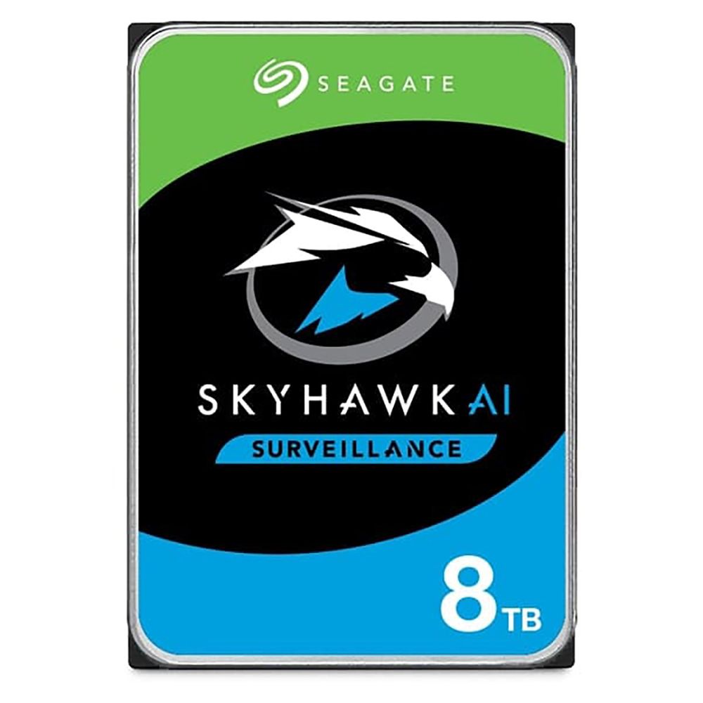 Жесткий диск Seagate SkyHawk AI ST8000VE001 8TB 3.5" SATA 6Gb/s, 7200rpm, 256MB, 24x7, Bulk (022934)