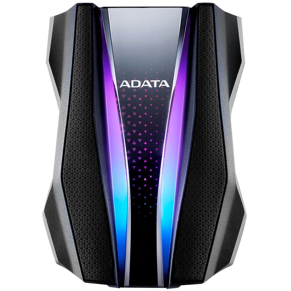 Жесткий диск внешний ADATA HD770G AHD770G-2TU32G1-CBK 2TB 2.5" USB 3.2 Gen 1, RGB, Military-grade shock-resistance, Protect Water and Dust IP68, Gaming Stockpile, Black, RTL {20} (772226)