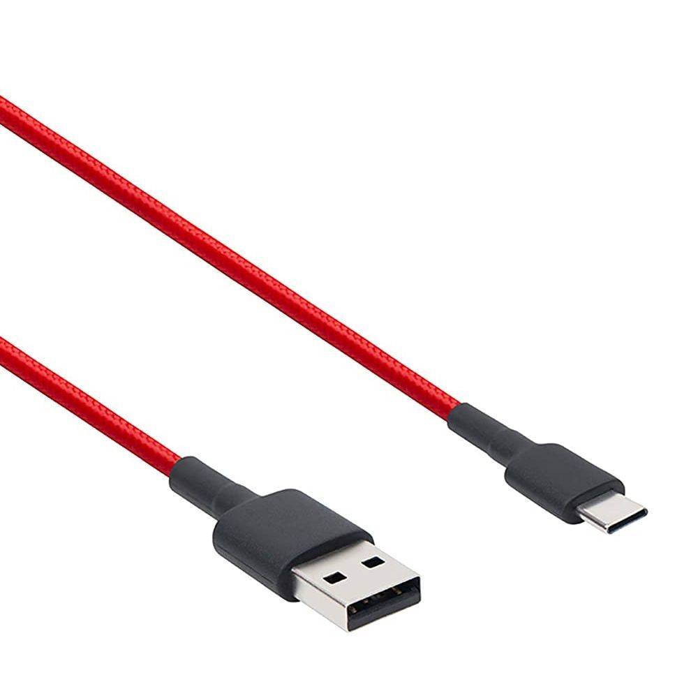 Кабели USB Xiaomi Кабель Xiaomi Mi Braided USB Type-C Cable 100см Red SJX10ZM (SJV4110GL) (703805)