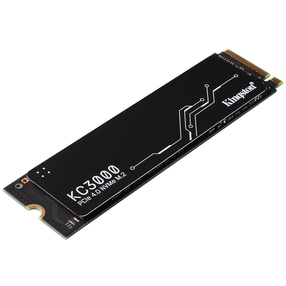 Твердотельный накопитель SSD Kingston KC3000 M.2 2280 SKC3000S/1024G 1024GB Client SSD PCIe 4.0 NVMe, 7000/6000, IOPS 900/1000K, MTBF 1.8M, 3D TLC, 800TBW, 0.71DWPD, with Heat Spreader (5 лет), RTL (324433)