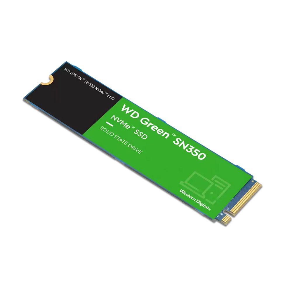 Твердотельный накопитель SSD WD Green SN350 1Tb M.2 2280 PCIe ,Gen3x4 with NVMe, 3500/2500, IOPS 300/400K, MTTF 1.0M QLC 100TBW