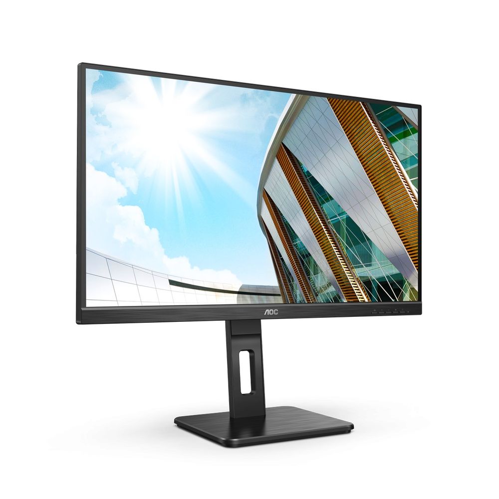 Монитор AOC 27" Q27P2Q Black (IPS, 2560x1440, D-sub+HDMI+DP, 4 ms, 178°/178°, 300 cd/m, 1000:1, MM, Pivot) (189961)