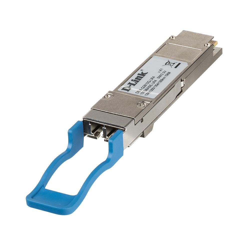 Трансивер D-Link DEM-Q2810Q-LR4/A1A Трансивер QSFP28 с 1 портом 100GBase-LR4 для одномодового оптического кабеля (до 10 км)