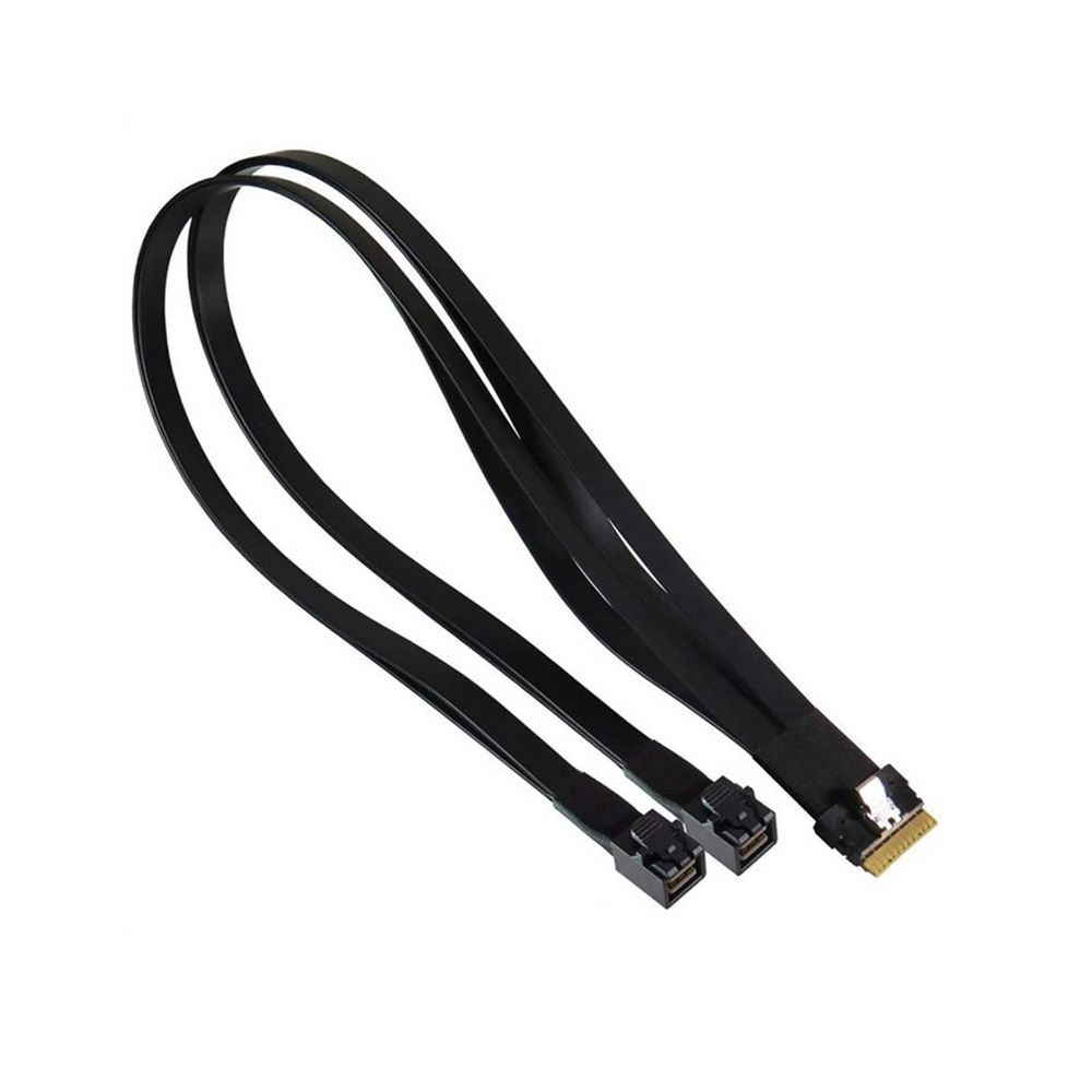 Кабель SuperMicro CBL-SAST-1264-100 Slimline x8 (STR) to 2x MiniSAS HD x4,65CM,100 OHM,RoHS (430949)