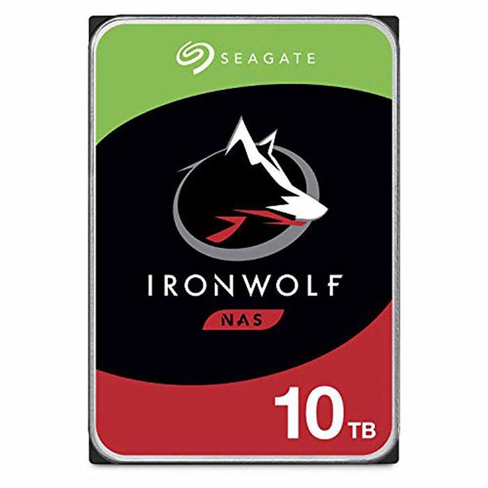 Жесткий диск Seagate IronWolf NAS ST10000VN000 10TB 3.5" SATA 6Gb/s, 7200rpm, 256MB, 24x7, Bulk