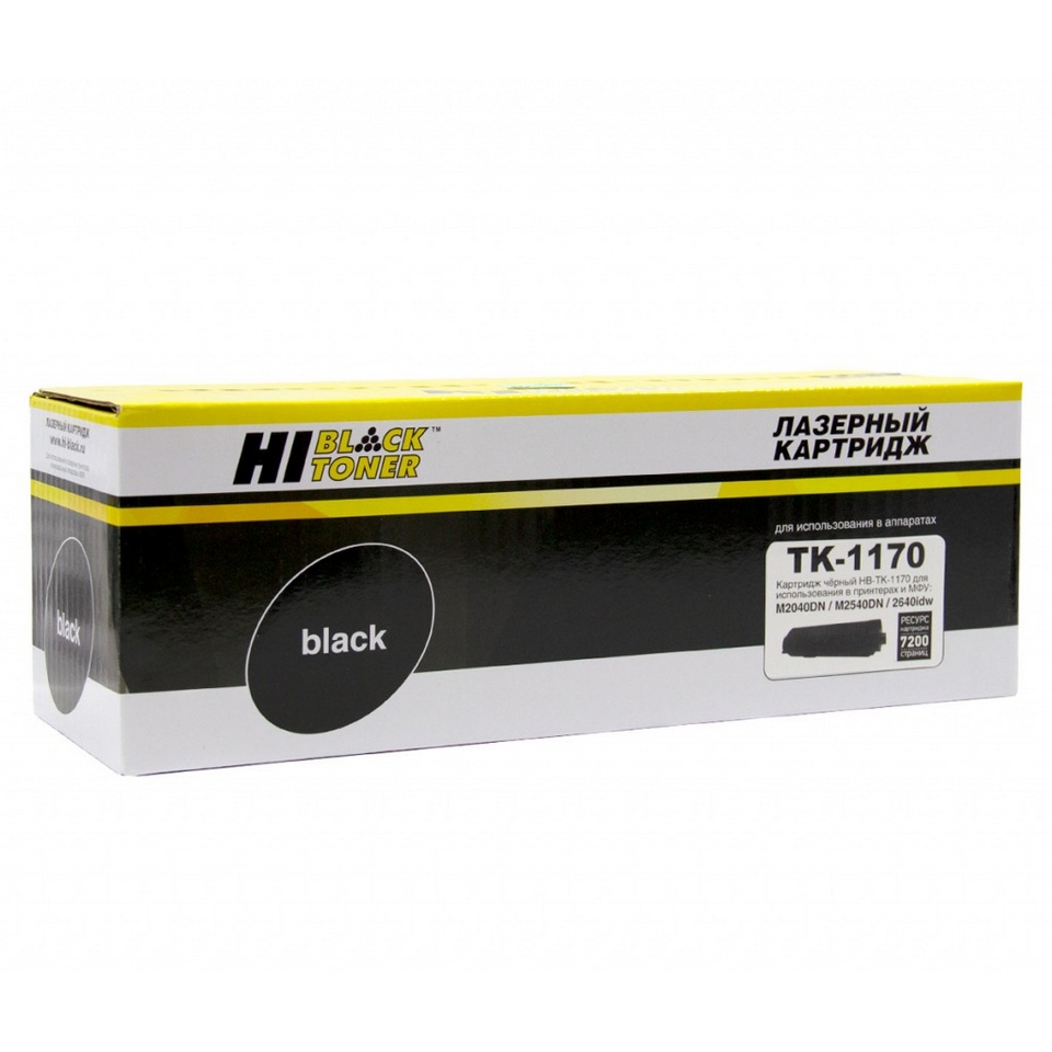 Картридж лазерный HI-BLACK HB-TK-1170 черный ((7200стр.) для Kyocera-Mita M2040dn/M2540dn/M2640idw, с ЧИПОМ) (HB-TK-1170)