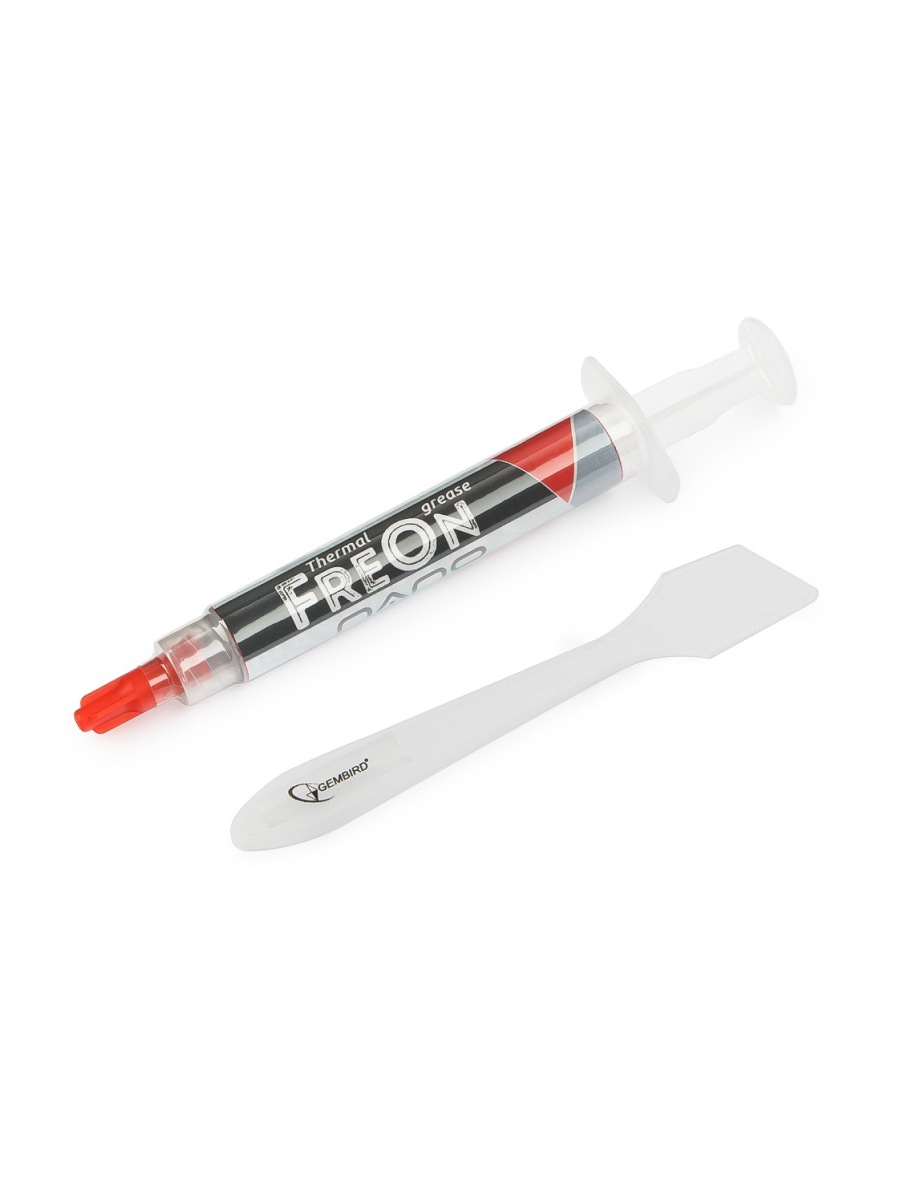 Термопаста GEMBIRD FreOn Nano GF-31-1.5 (1,5г, шприц, 5,8 W/м-К, -30°C to 300°C, для радиаторов) (GF-31-1.5)