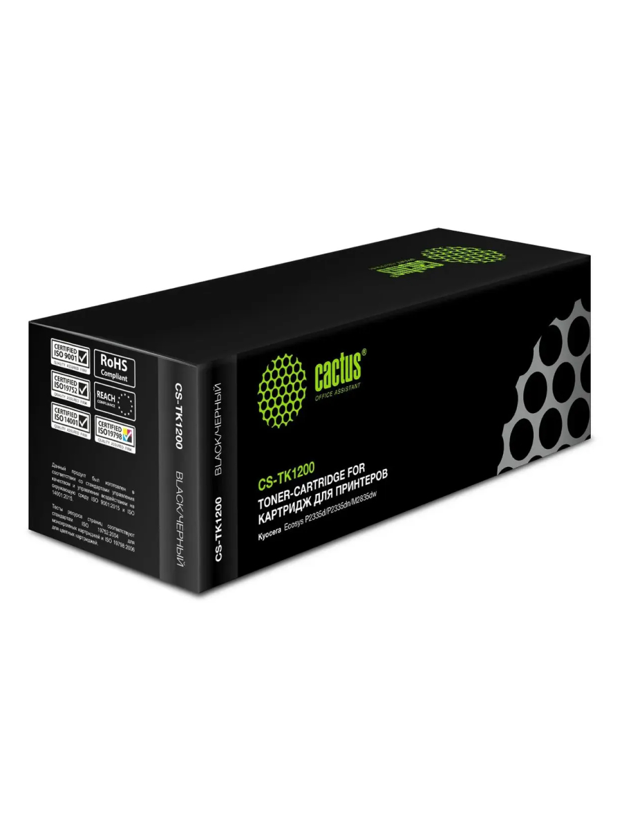 Картридж лазерный CACTUS CS-TK1200 черный ((3000стр.) для Kyocera Ecosys P2335d/P2335dn/P2335dw) (CS-TK1200)