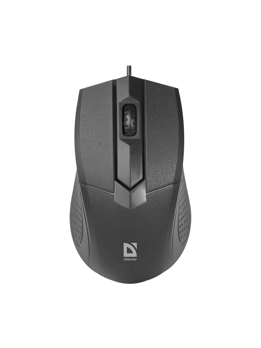 Мышь проводная DEFENDER Optimum (Оптимальный) MB-270 черный (USB, 1000dpi, 3but) (52270)